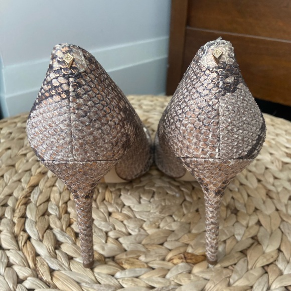 Sam Edelman Hazel Snake Print Pointed-toe Pumps 8.5 - Picture 3 of 7